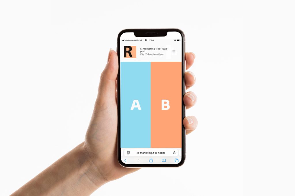 A/B Testing mit dem Landingpagetool von EMTS R&R/COM